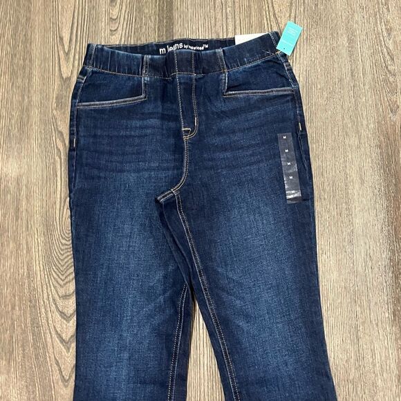 NWT M Jeans by Maurices Skinny High Rise Jegging Jeans Stretch Denim Blue Medium - Picture 4 of 10